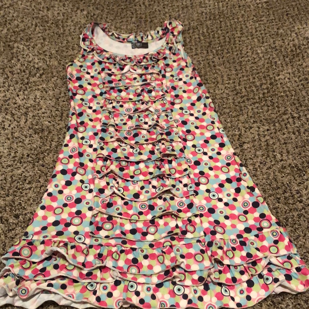 Short ruffled dress
